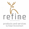 Logo refine GmbH products and services by Holger Stranzenbach