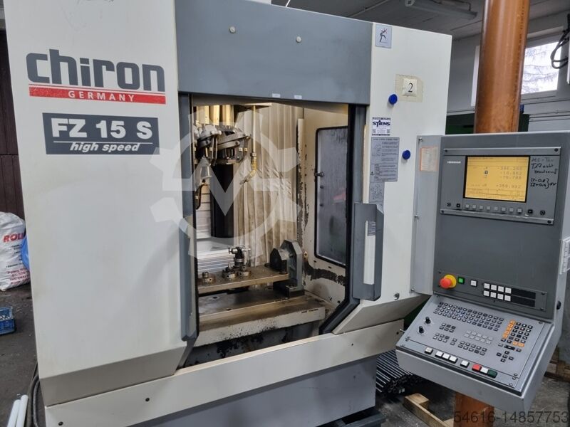 ▷used CHIRON FZ 15S Heidenhain 4 axis CHIRON FZ 15 S for sale