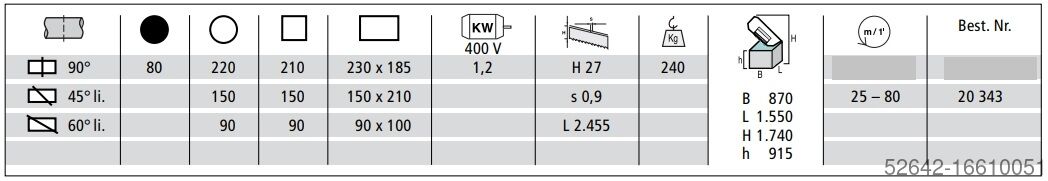 BERG+SCHMID GBS 218 Eco AutoCut Den Hertog Machines bv Rhenen