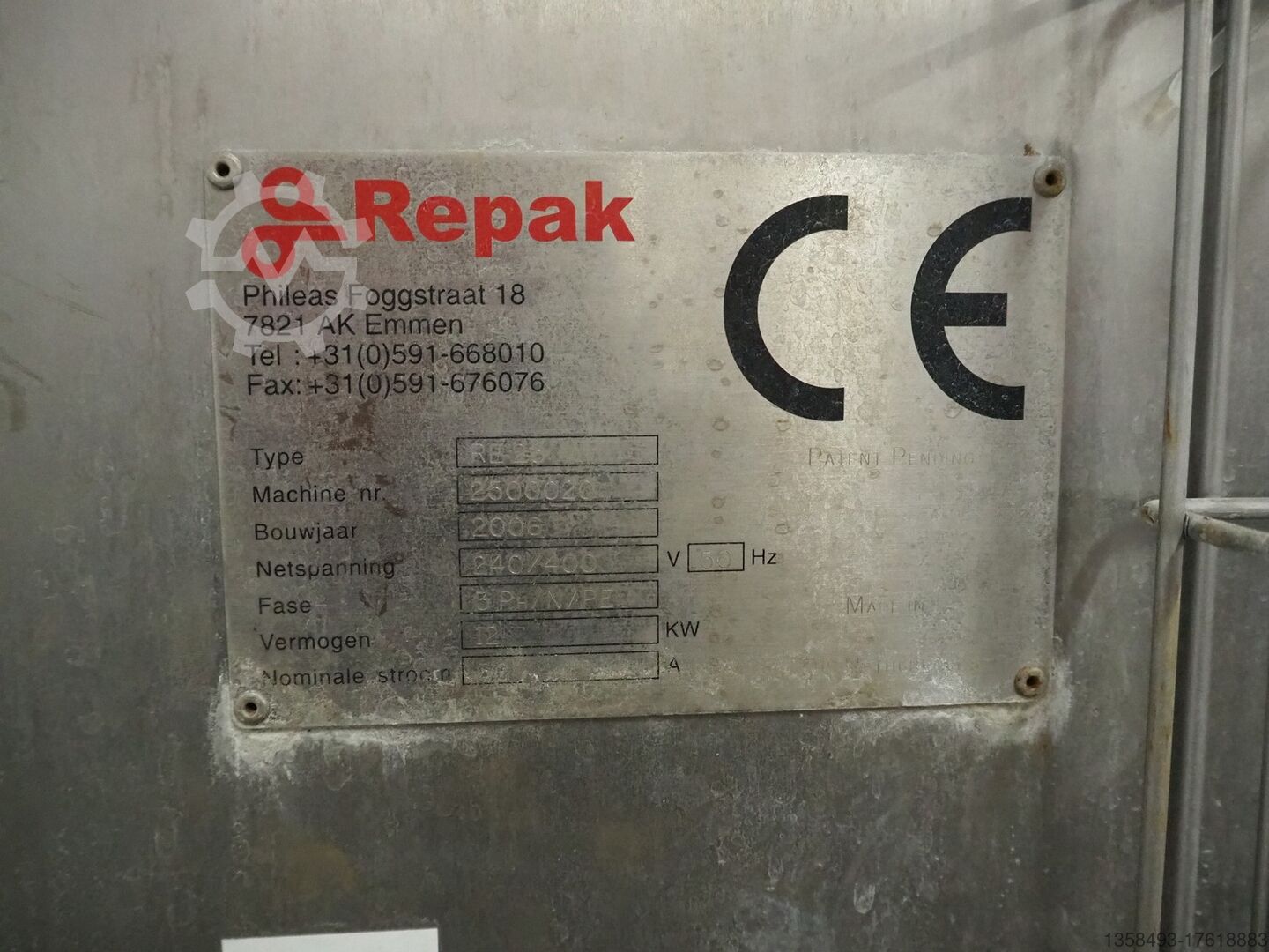used Repak thermo former machine parts Repak Re25 for sale
