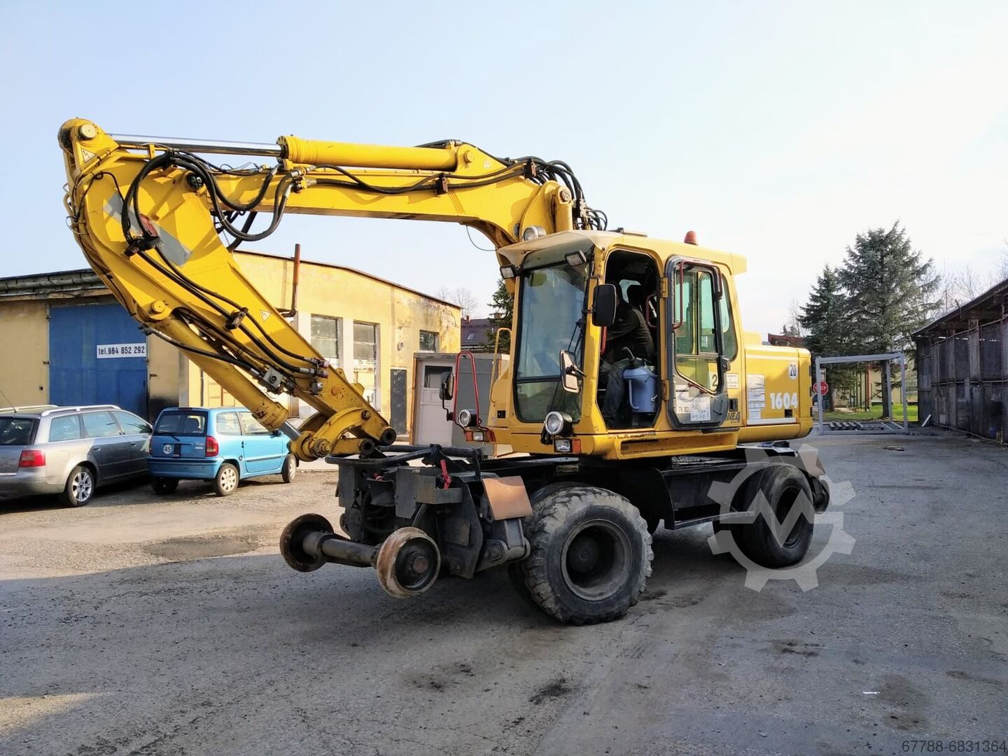 ▷used Two-way wheel excavator ATLAS 1604 KZW for sale