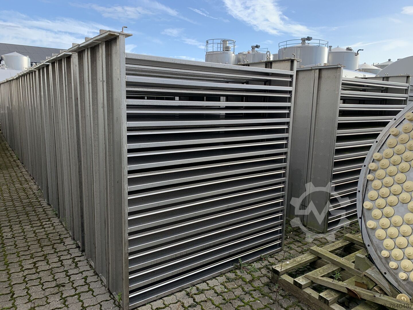 used Cheese Salting (Brine) Racks, APV 300 for sale