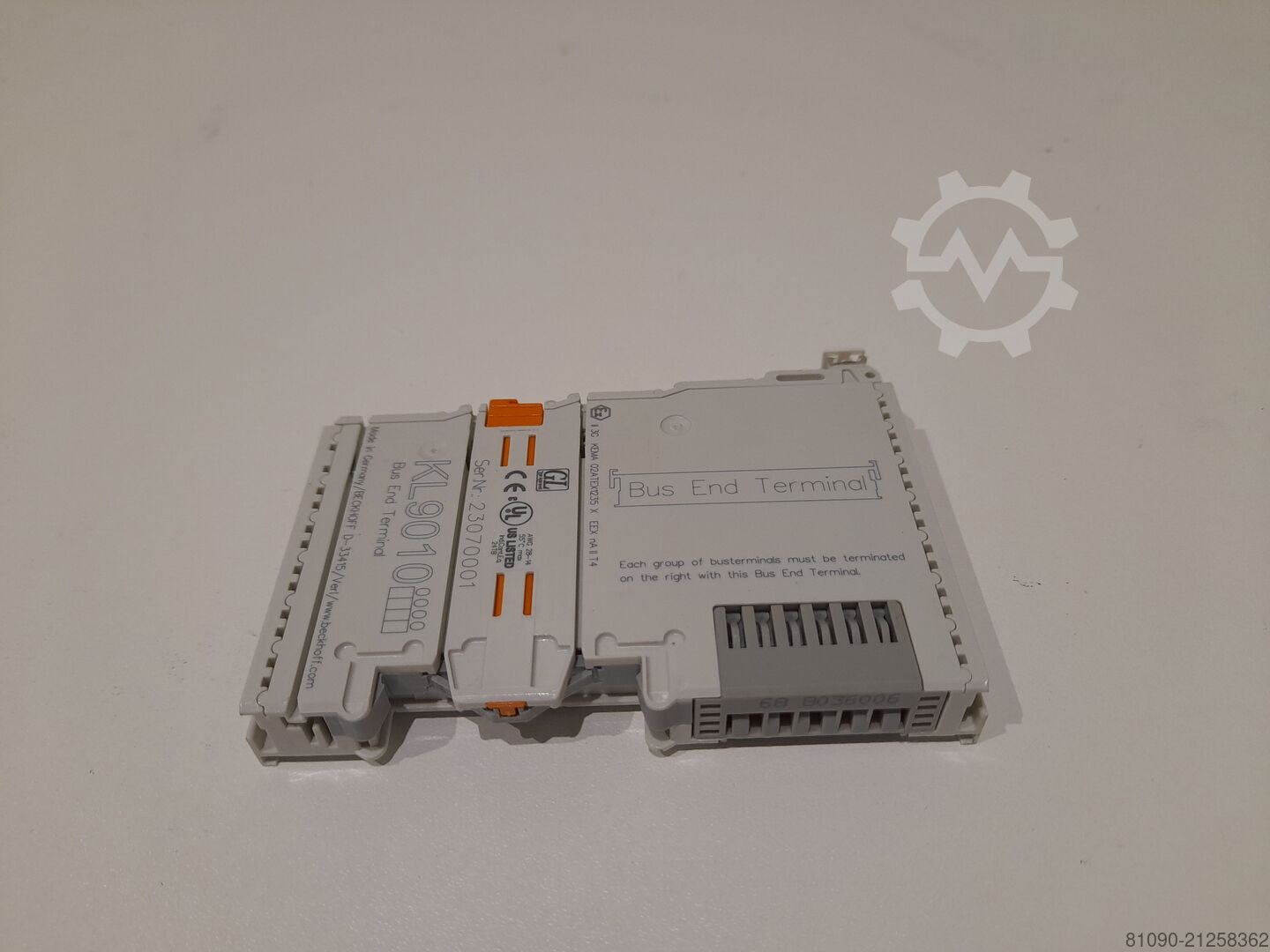 used Bus end terminal BECKHOFF KL9010 for sale