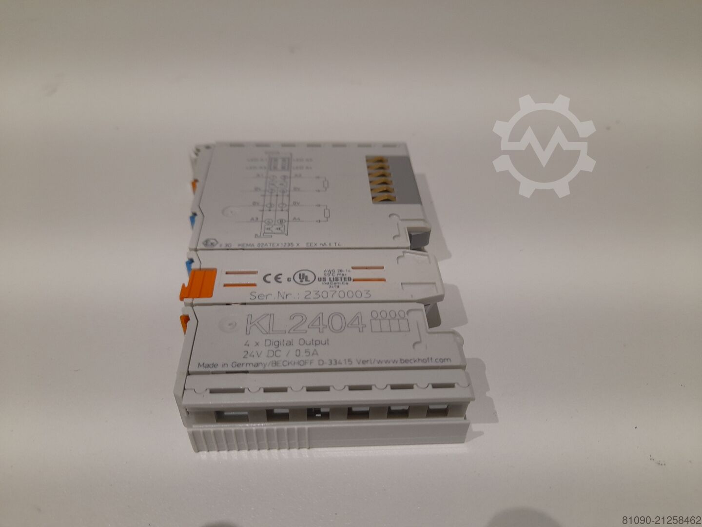used 4X DIGITAL MODULE BECKHOFF KL2404 for sale