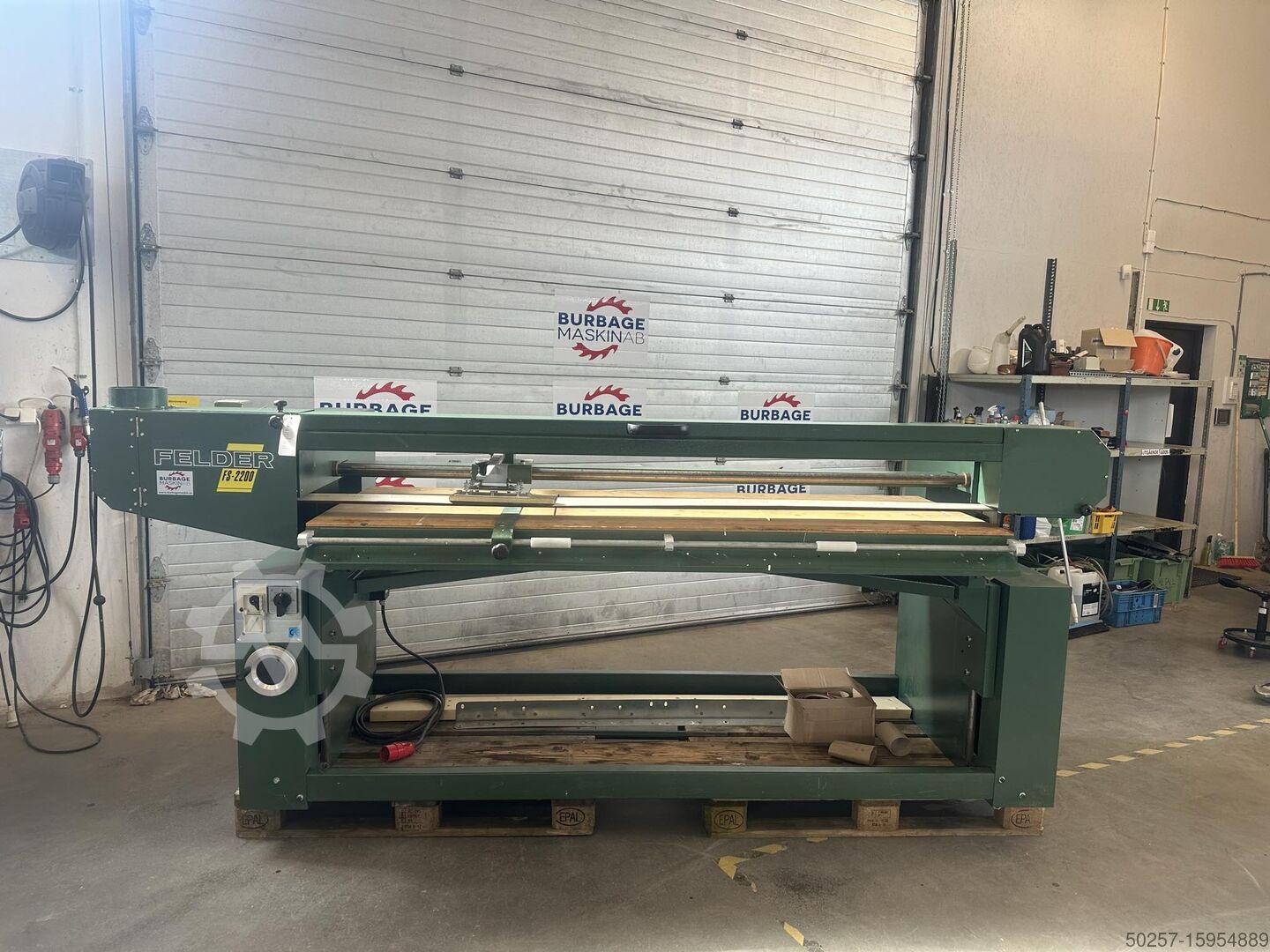 used Long belt grinder Felder FS2200 for sale