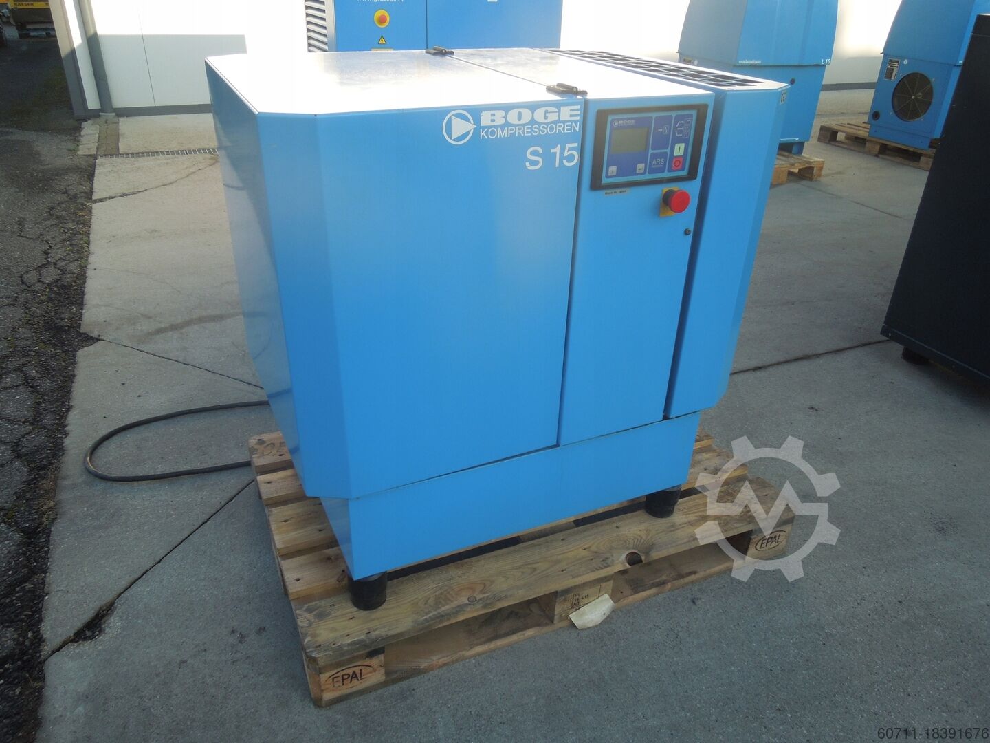 used Screw compressor BOGE S15 for sale