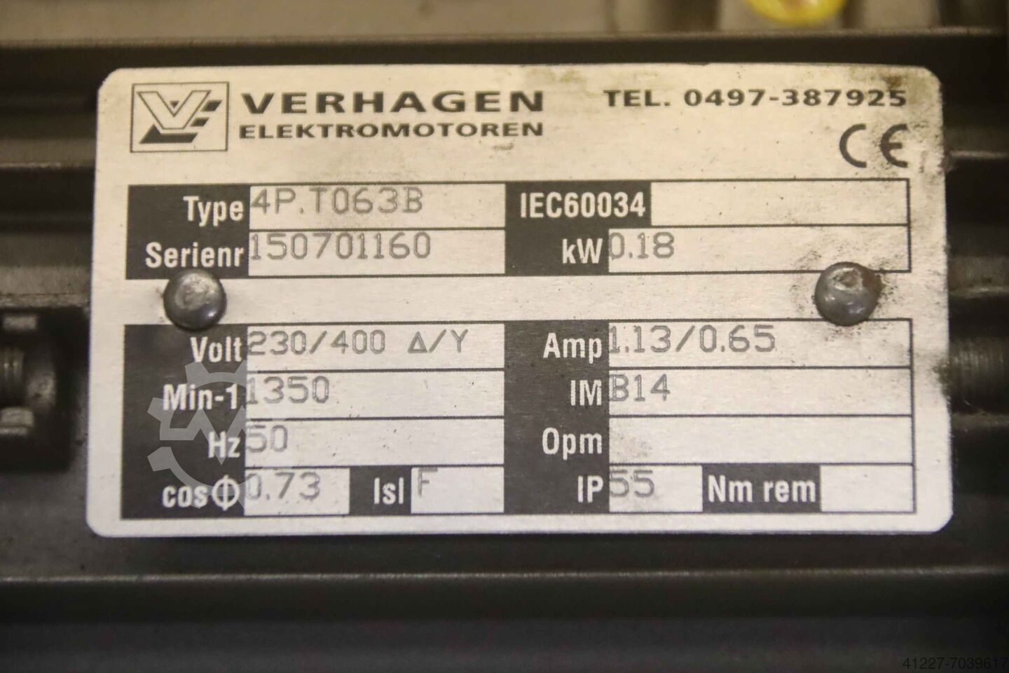 Riduttore A Vite Varvel FRS-G40 PCPC Riduttore I:15