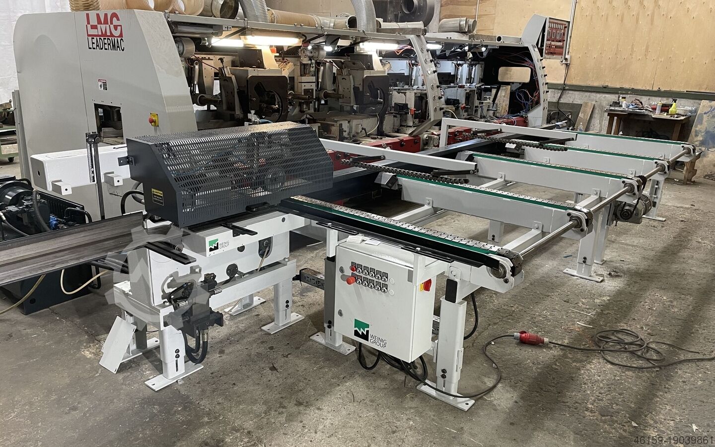 used Moulder infeed Weinig EM814 for sale