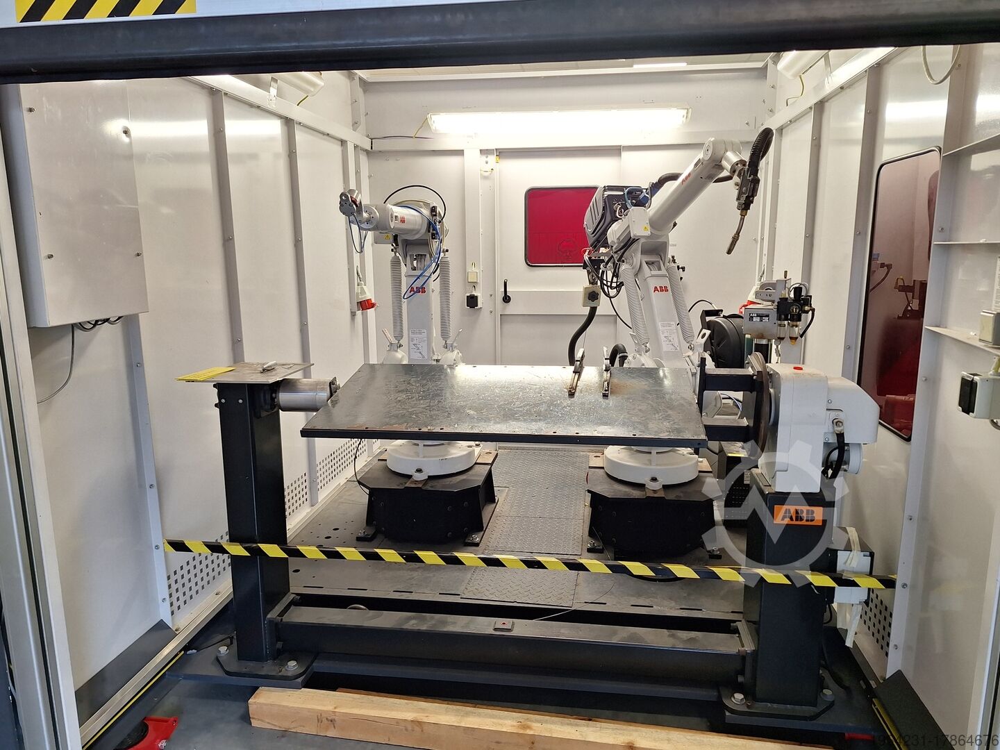 ▷used ABB robotic welding booth ABB FlexArc LX2 for sale