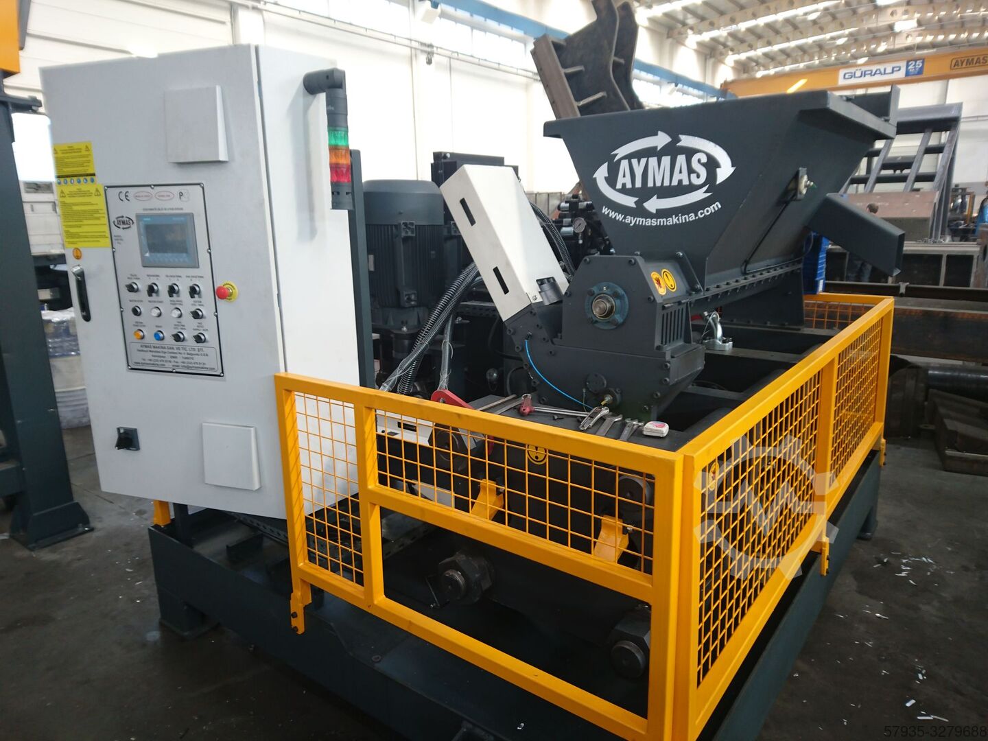 ▷ Aymas Recycling Machinery BP 120 Chip Briquetting Press buy used at  Werktuigen