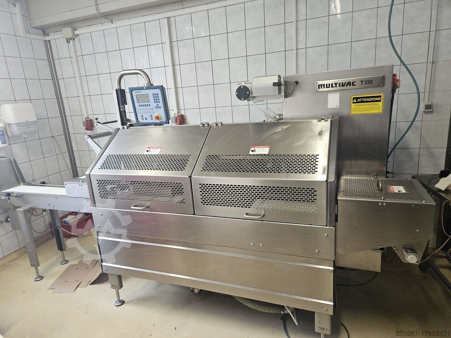 used Vacuum shrinking machine Multivac T350 for sale