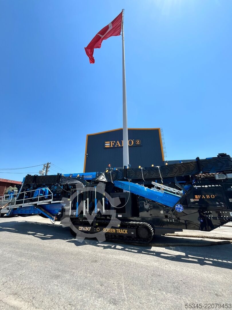 ▷ FABO Tracked Screening Plant Mobile Screening Plant FTS-1560