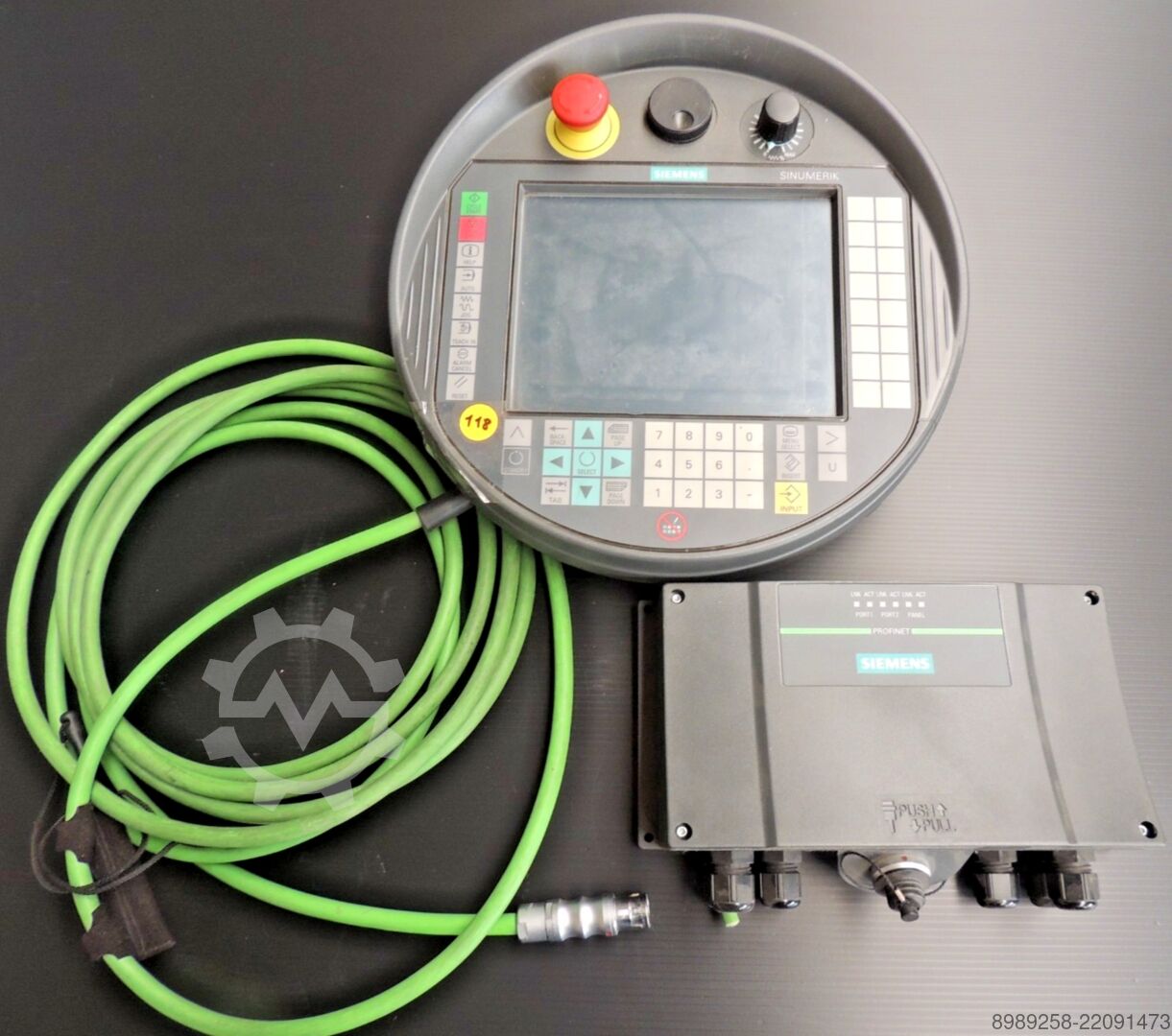 used Handheld terminal with connection box Siemens 6FC5403-0AA20-1AA1 ...
