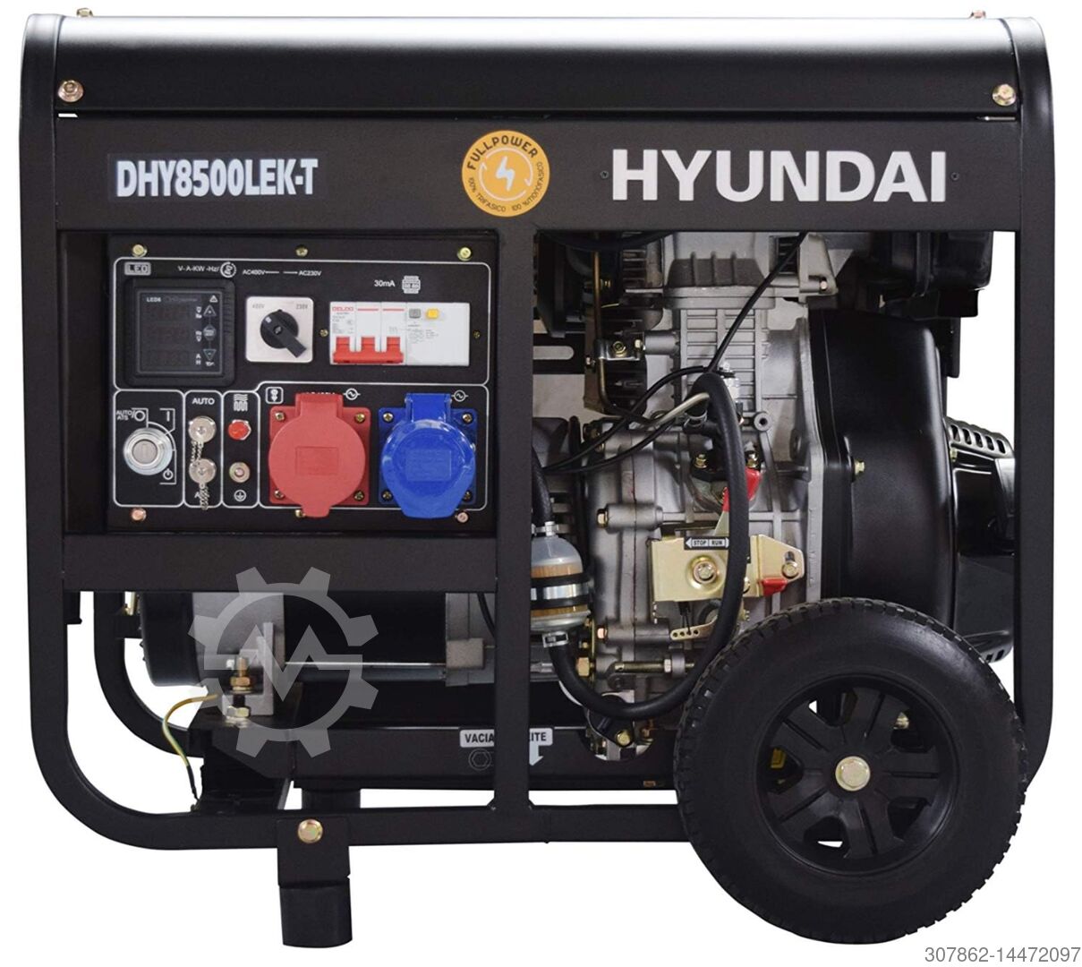 ▷ Hyundai 230/400V DHY8500LEK-T Full Power tweedehands kopen bij