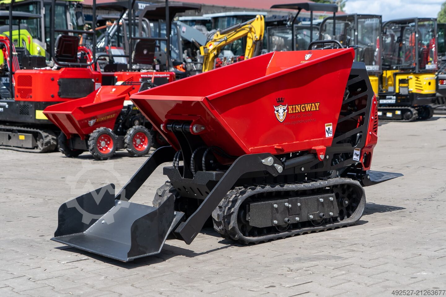 new Tracked dumper with front loader GP500 Kingway GP500 for sale