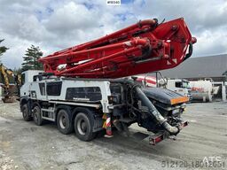 Mercedes-Benz Arocs 8x4 Pump truck w/ 38 meter pump. WATCH VIDEO