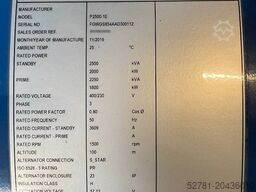 FG Wilson P2500-1E - 2500 kVA Surplus Genset - DPX-25085