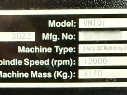 HURCO VMX 10i plus - NUR 139 Spindel h