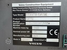 VOLVO EWR150E Mobilbagger mit ROTATOR ENCONG EC319