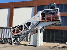 Polygonmach 100m3 hour self erecting- auto install mobile c...