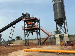 Polygonmach PSC30 30m3 hour stationary concrete batching p...