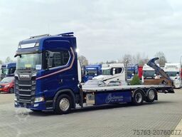 Scania S580 V8 NGS Highline 6x2*4 - Side loader Contai...