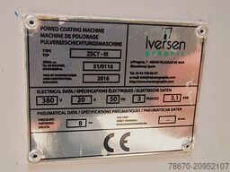 Iversen graphic ZSCT-2 + ZSCT-3 Pulverbeschichtungmasch.
