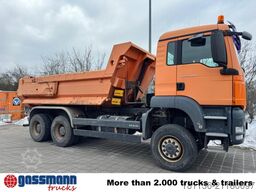 MAN TGS 33.440 6x6 BB, Stahlmulde ca. 8m³, hydr.