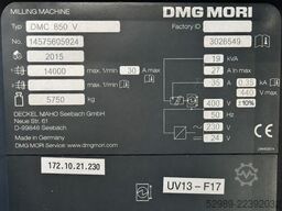 DMG MORI DMC 850 V