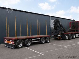 Scania R 580 V8 8X4 LOGTRANSPORT COMBI WITH KESLA 2112...