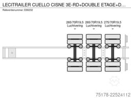 LECITRAILER CUELLO CISNE 3E-RD+DOUBLE ETAGE+DHOLLANDIA 2TON