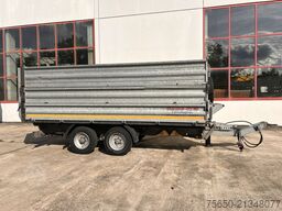 Möslein TDS 13 Schwebheim  13 t Tandemkipper- Tieflader, Aufsatzbordwände