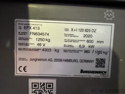 JUNGHEINRICH EFX 413 X + i * with Wire Guidance !! Triplex FFL !!