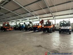 Unimog U5000 4x4 Atlas Kran 165.2E 16,5m Höhe + Winde