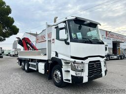 RENAULT 26.440 C 6X2 EURO 6 + GRUA HMF