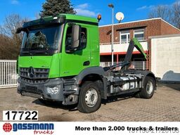 Mercedes-Benz Arocs 1835/4x2, Hiab Abrollanlage XR 10 S 4150 bis