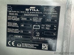 STILL RX 20 - 20 L * Atex EX * Miretti 2G  / Zone 1 * Triplex FFL !!