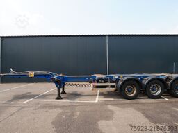 Pacton 3 axle container chassis extendable trailer