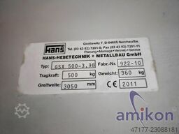 Hans Hebetechnik GSX 500-3,98
