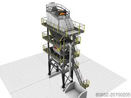 Polygonmach PBA-160 batch type stationary asphalt plant