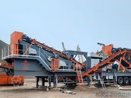 Polygonmach Mobile impact crusher with screen 1200x1000mm w...