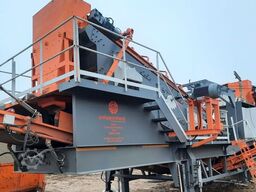 Polygonmach Mobile impact crusher with screen 1200x1000mm w...