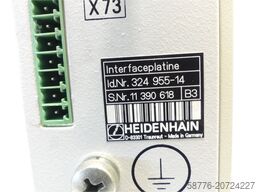 Heidenhain 324 955-14 Interfaceplatine SN: 11 390 618 - generalüberholt mit 3 Monaten Gewährleistung-