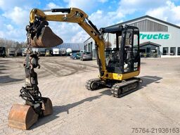 CATERPILLAR 301.7 D / Schnellwechsler / Löffel + Greifer