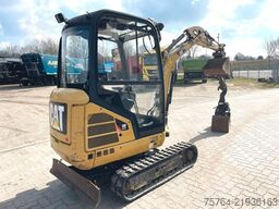 CATERPILLAR 301.7 D / Schnellwechsler / Löffel + Greifer