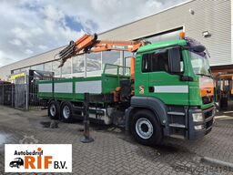 MAN TGS 26.400 6X2 Pritsche/ Crane Terex 210.2-A13 ...