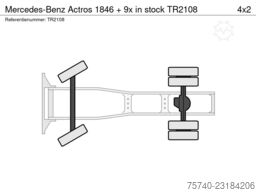 Mercedes-Benz Actros 1846 + 9x in stock