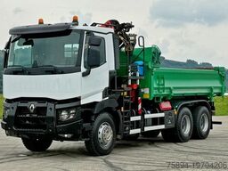 RENAULT C 430 *KIPPER 5,10 m + PK 16001 - K B* 6x4