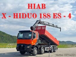 RENAULT C 430 *KIPPER 6,80m* HIAB X-HIDUO 188 ES-4 * 8x4