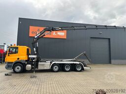 DAF CF 85.410 8x2 / HMF 3000 K6 crane (30T/m 6x ext...